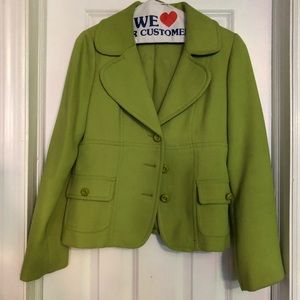 Green slightly used blazer